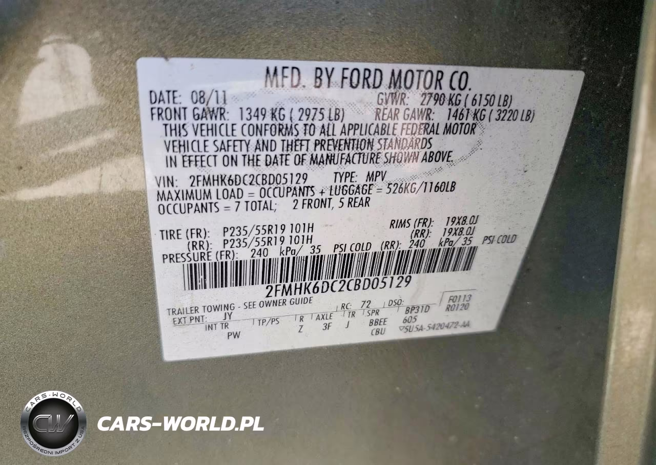 2012 Ford Flex Limited VIN:2FMHK6DC2CBD05129 - 13