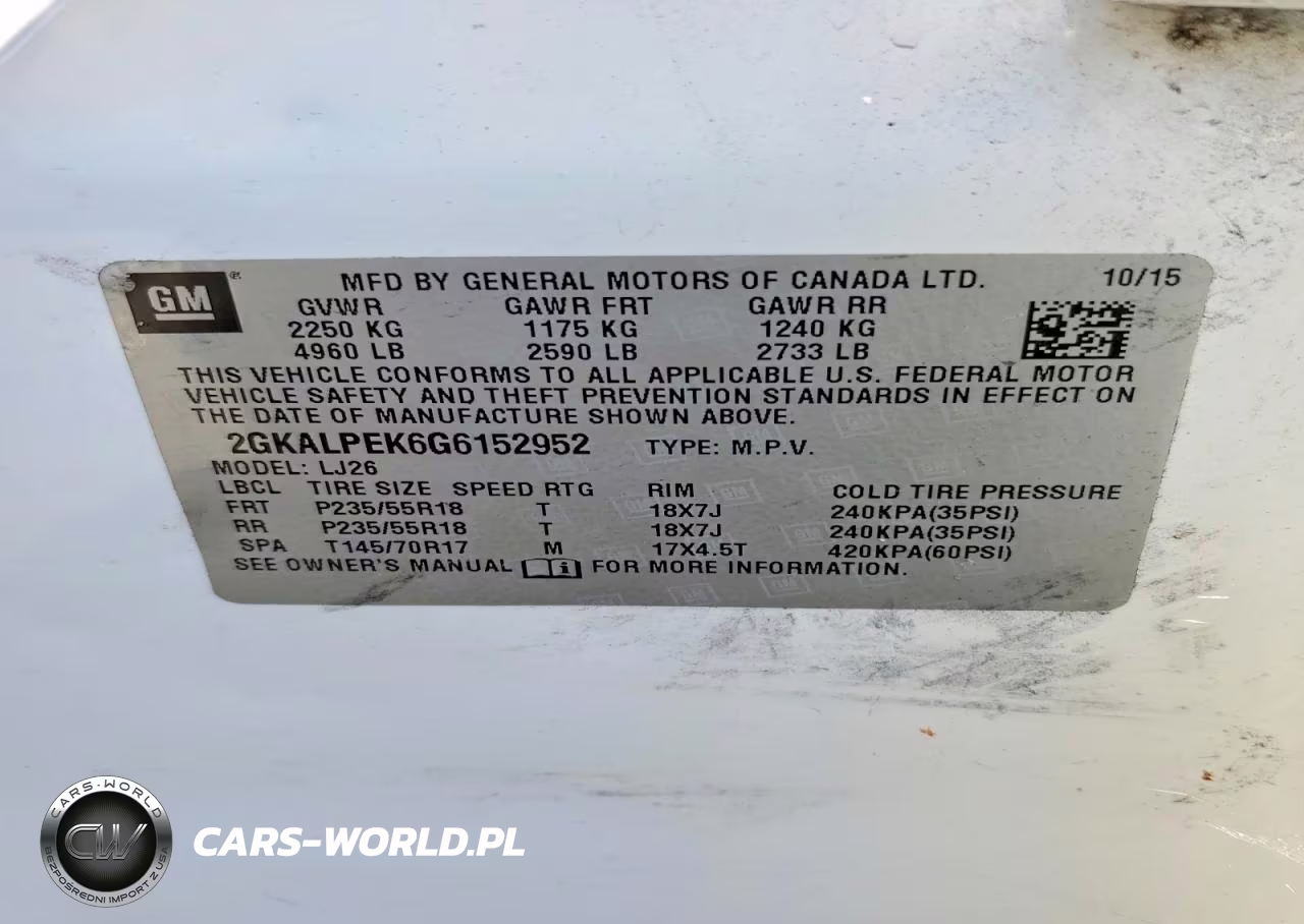 2016 GMC Terrain Slt VIN:2GKALPEK6G6152952 - 13