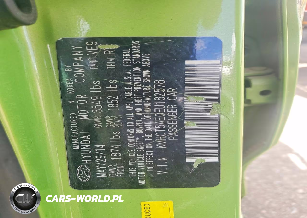 2014 Hyundai Accent Gs VIN:KMHCT5AE0EU182578 - 12