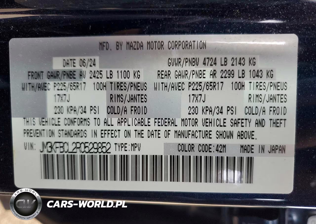 2024 Mazda Cx-5 Preferred VIN:JM3KFBCL2R0529852 - 12