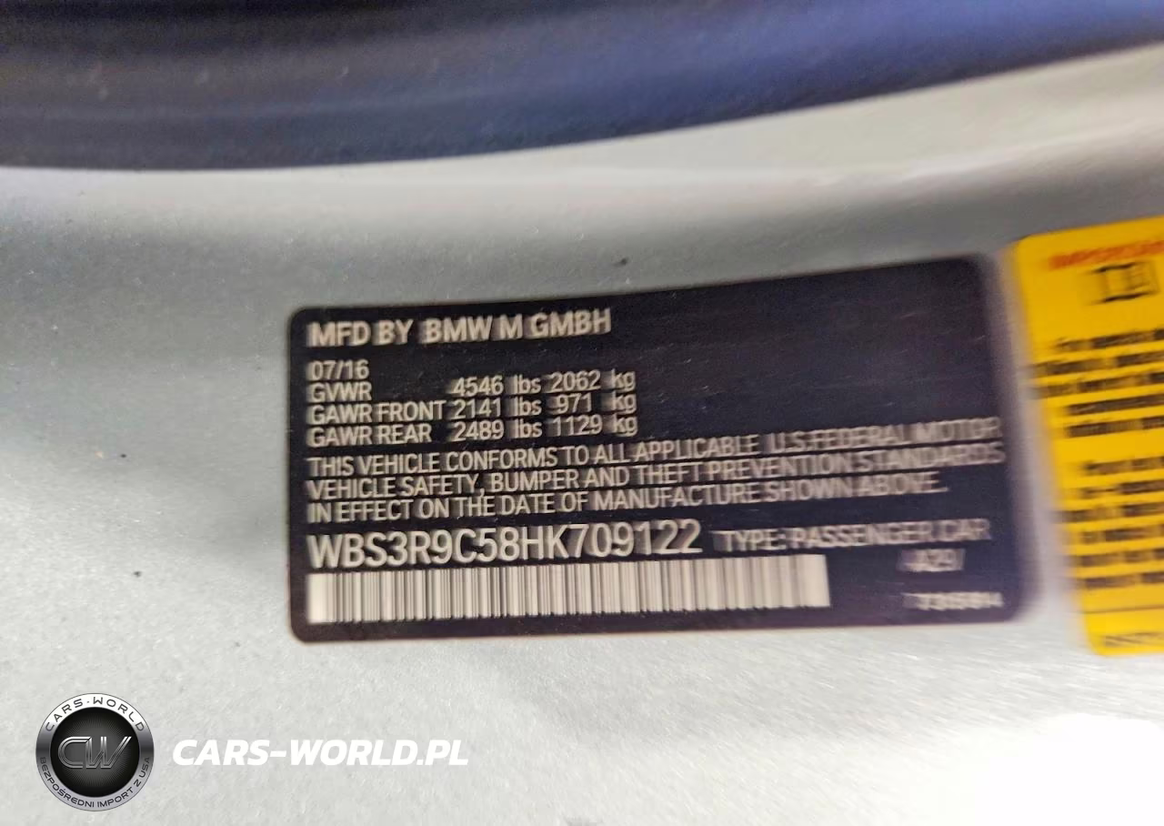 2017 BMW M4 VIN:WBS3R9C58HK709122 - 13