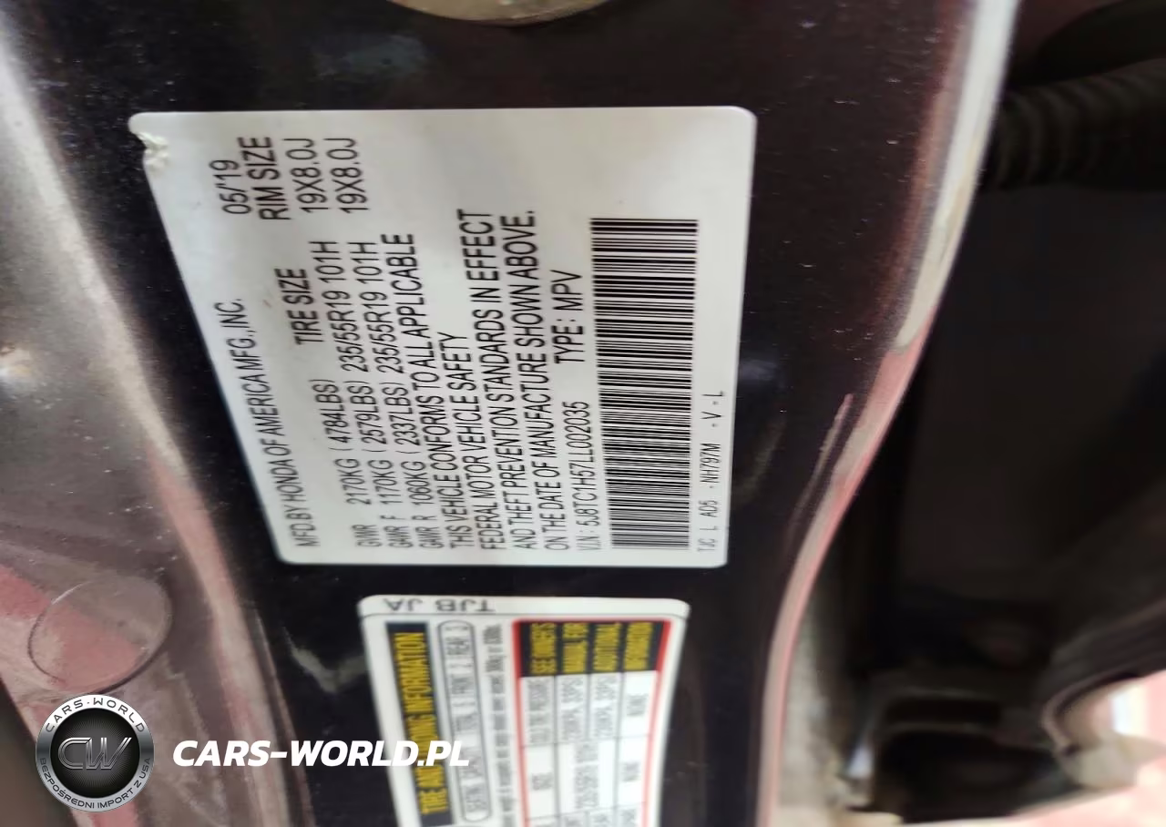 2020 Acura Rdx Technology VIN:5J8TC1H57LL002035 - 13