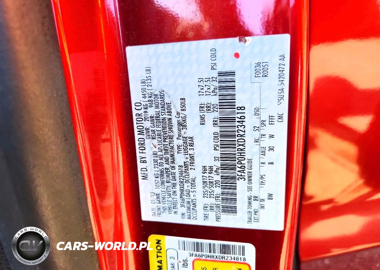 2013 Ford Fusion Se VIN:3FA6P0HRXDR234618 - 12
