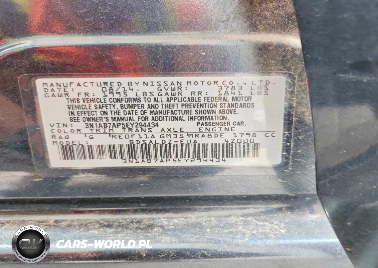 2014 Nissan Sentra Sv VIN:3N1AB7AP5EY294434 - 13