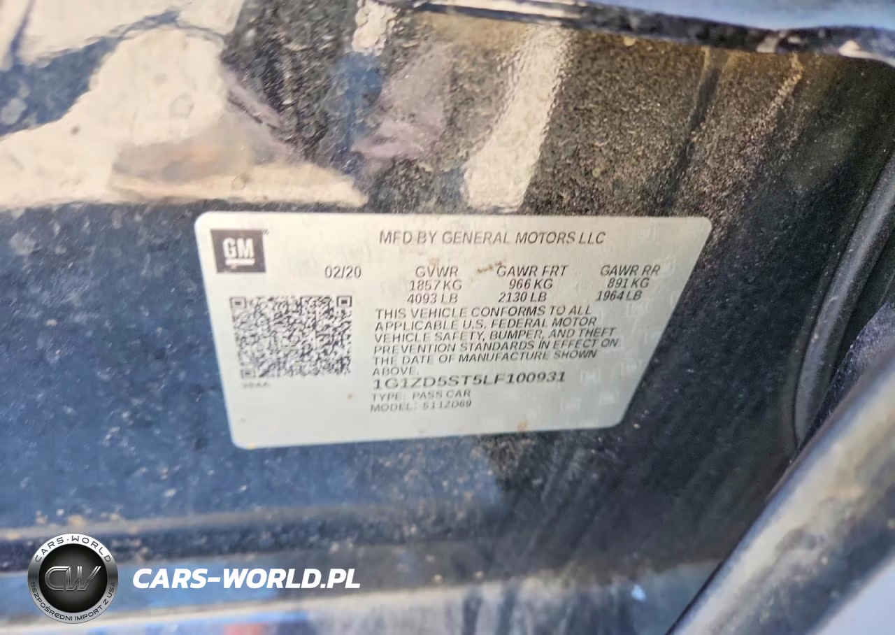 2020 Chevrolet Malibu Lt VIN:1G1ZD5ST5LF100931 - 12
