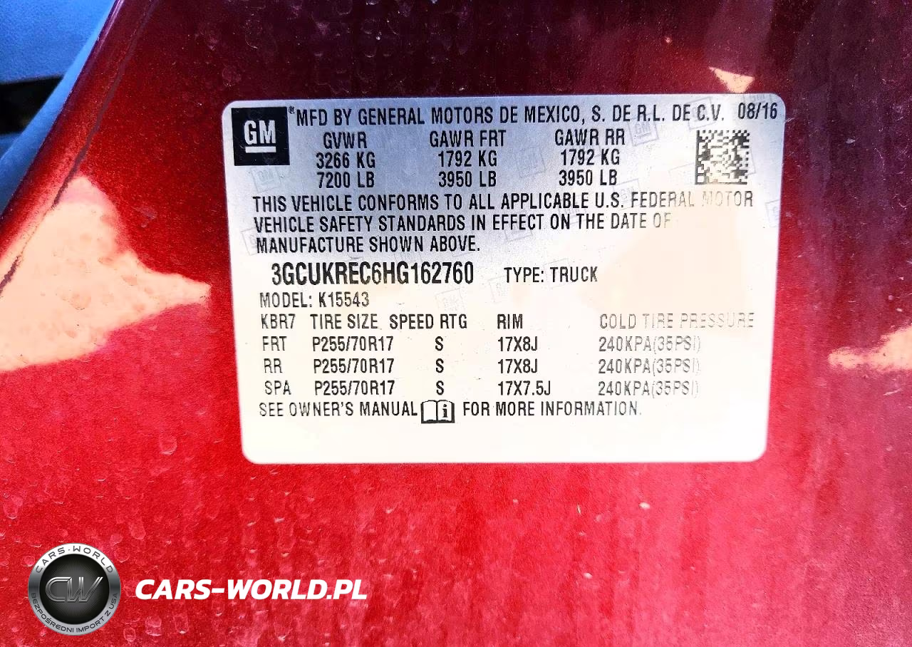 2017 Chevrolet Silverado K1500 Lt VIN:3GCUKREC6HG162760 - 12