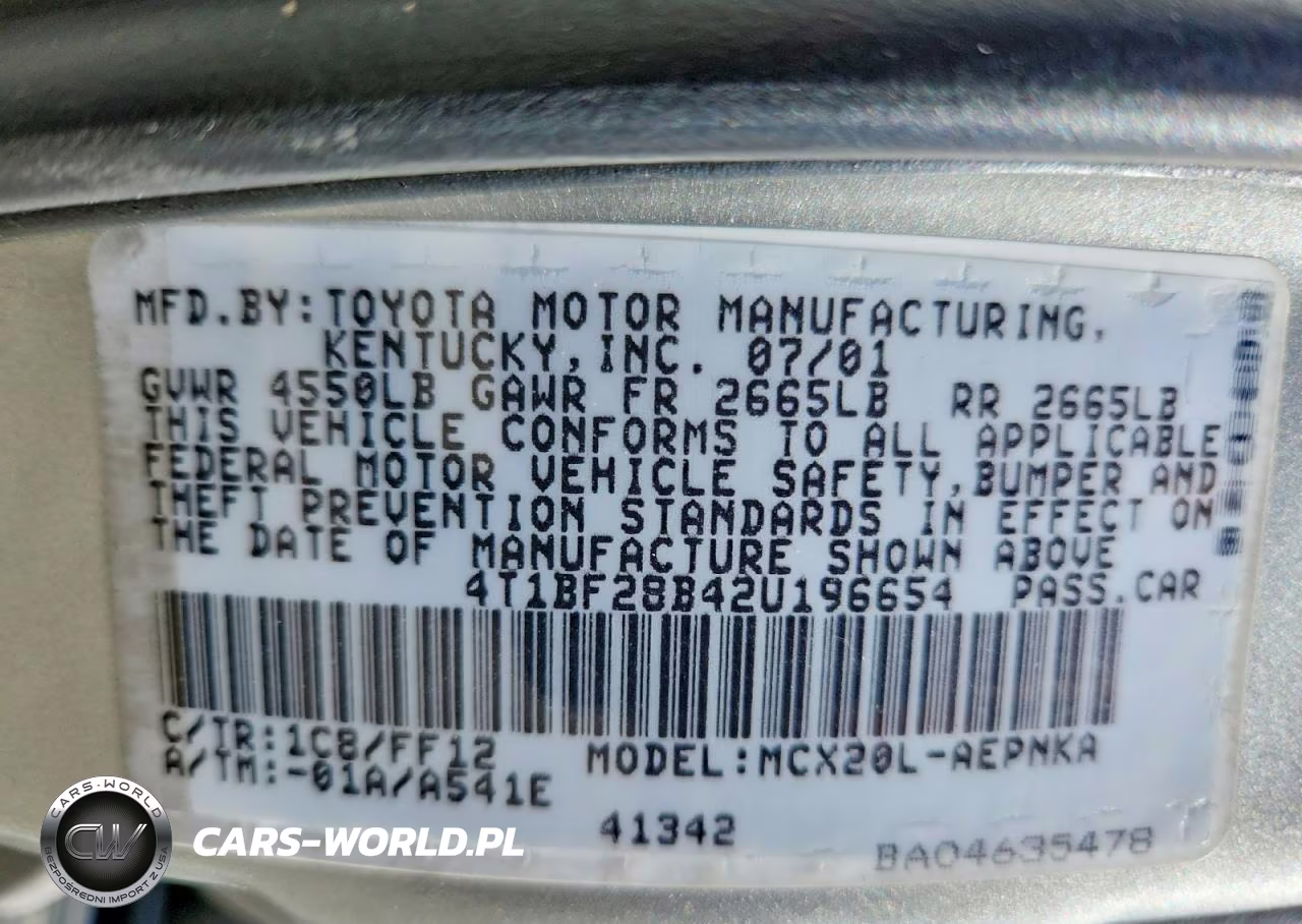 2002 Toyota Avalon Xl VIN:4T1BF28B42U196654 - 12