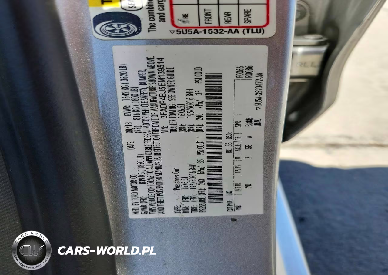 2014 Ford Fiesta Se VIN:3FADP4BJ5EM139514 - 12