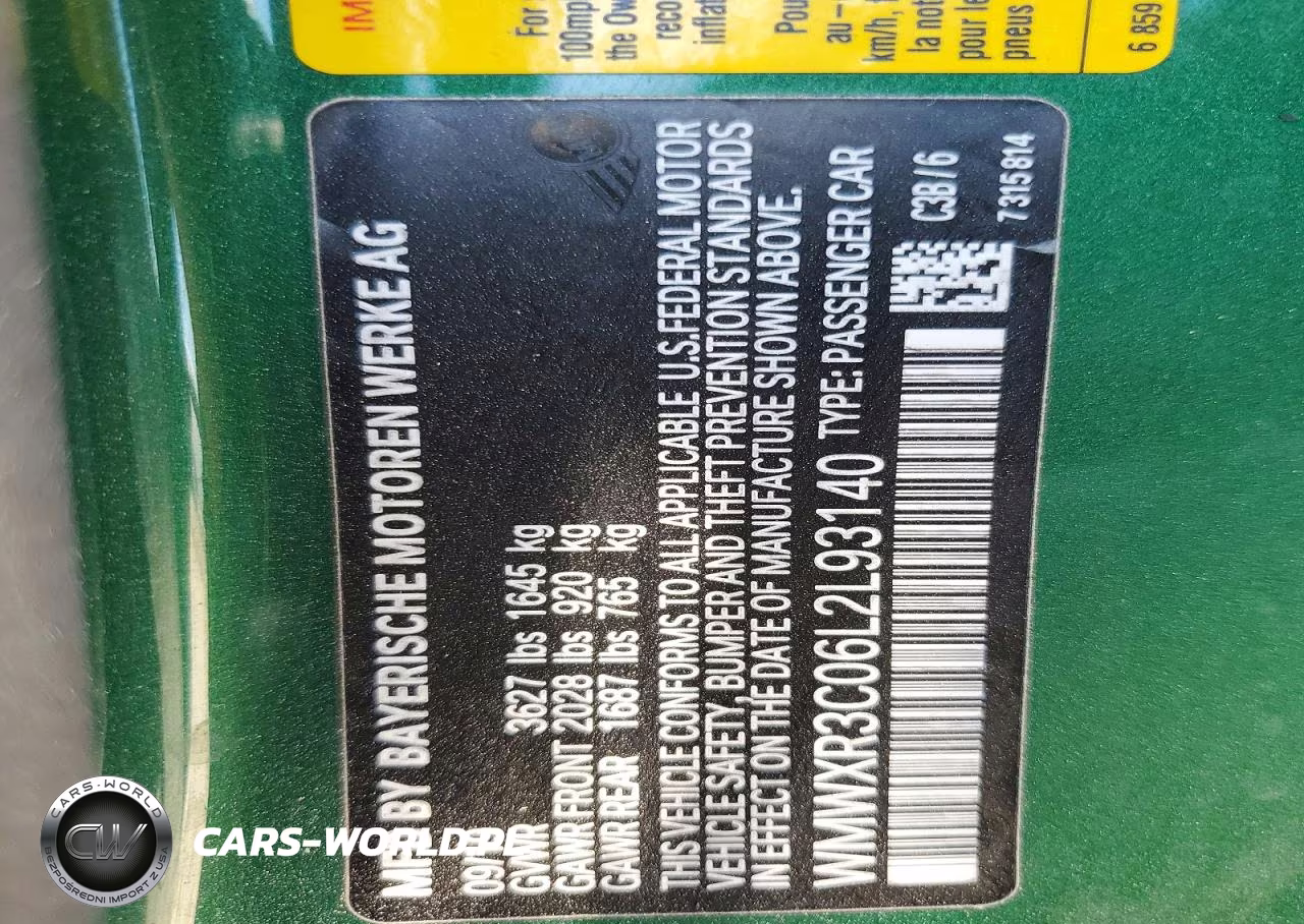 2020 Mini Cooper VIN:WMWXR3C06L2L93140 - 12