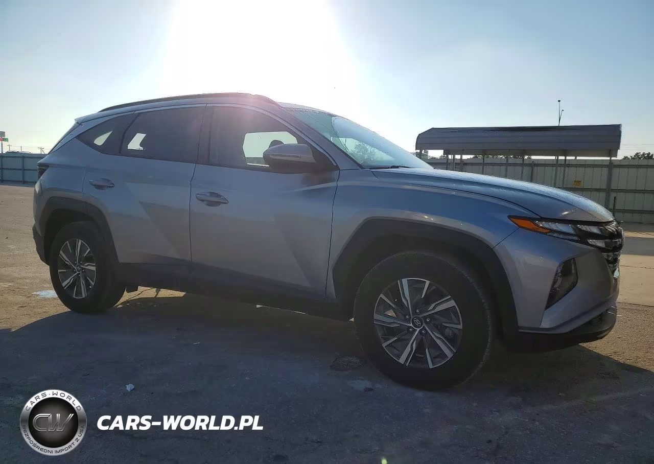 2023 Hyundai Tucson Blue VIN:KM8JBCA1XPU130101 - 4