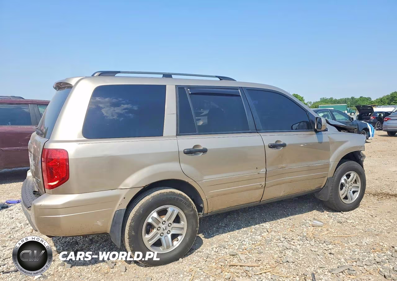 2005 Honda Pilot Ex VIN:5FNYF184X5B041887 - 3