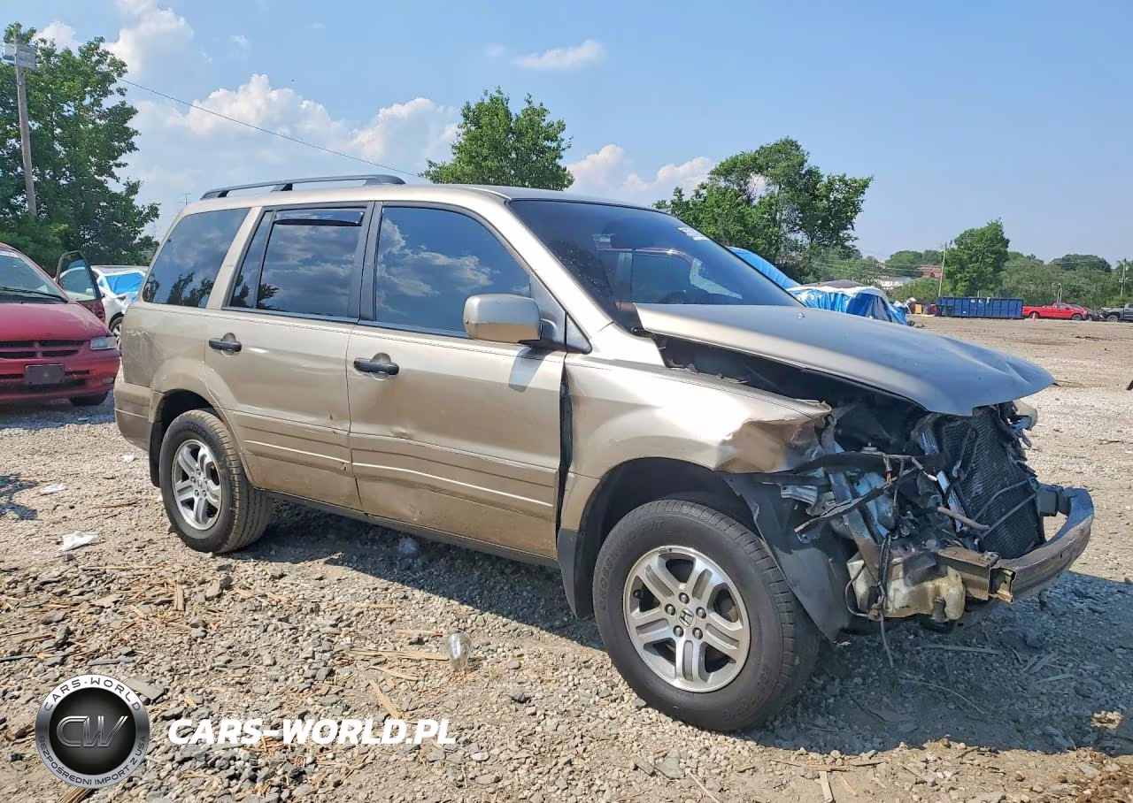 2005 Honda Pilot Ex VIN:5FNYF184X5B041887 - 4