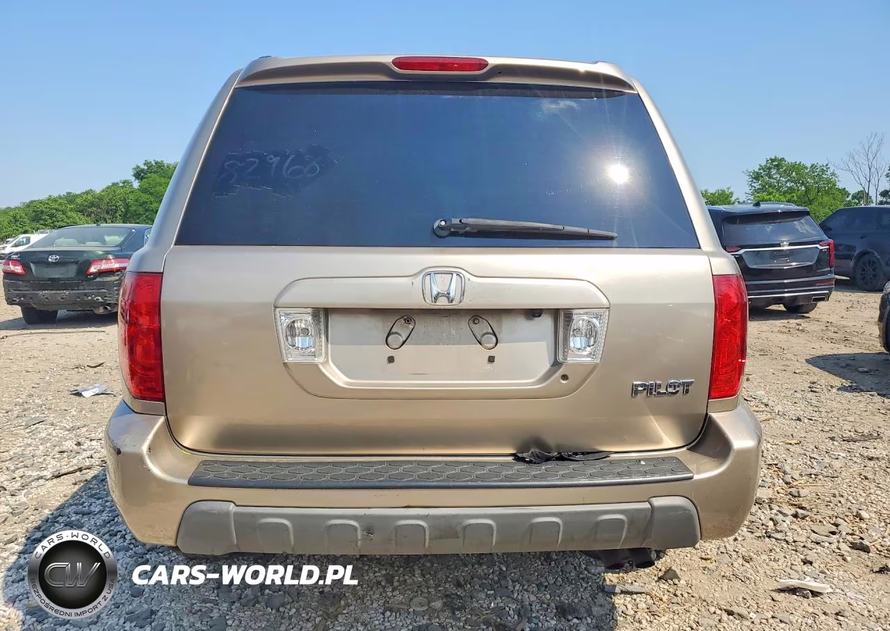 2005 Honda Pilot Ex VIN:5FNYF184X5B041887 - 6