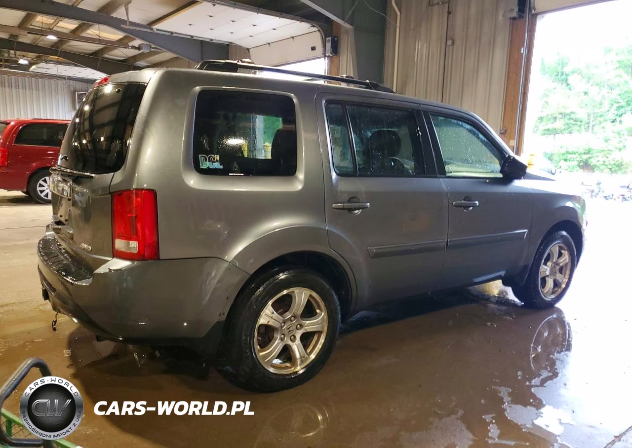 2013 Honda Pilot Exl VIN:5FNYF4H51DB075449 - 3