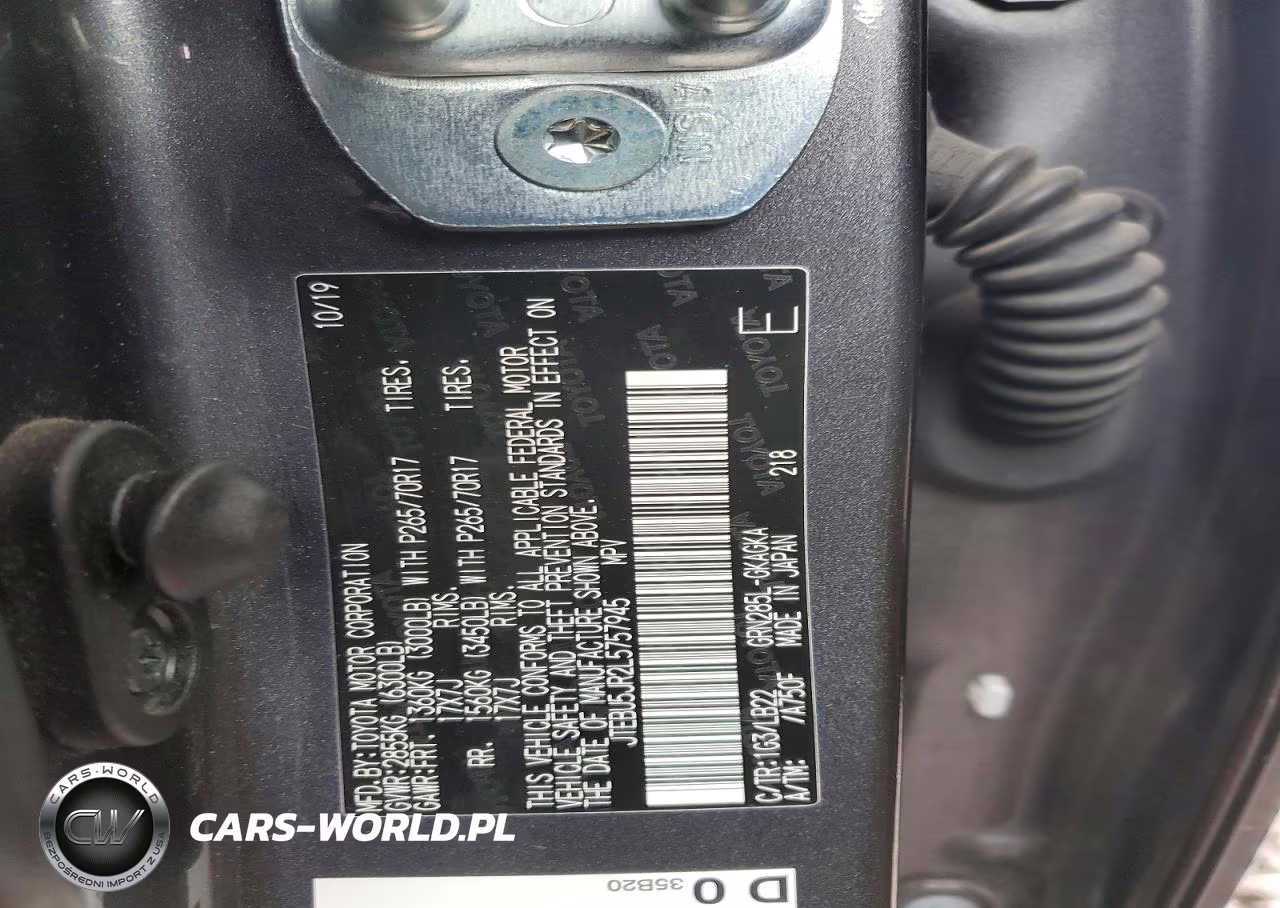 2020 Toyota 4Runner Sr5 Premium VIN:JTEBU5JR2L5757945 - 12