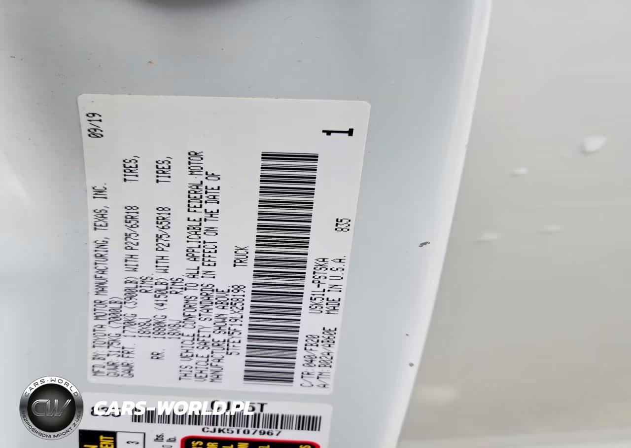 2020 Toyota Tundra Crewmax Sr5 VIN:5TFEY5F19LX258198 - 12
