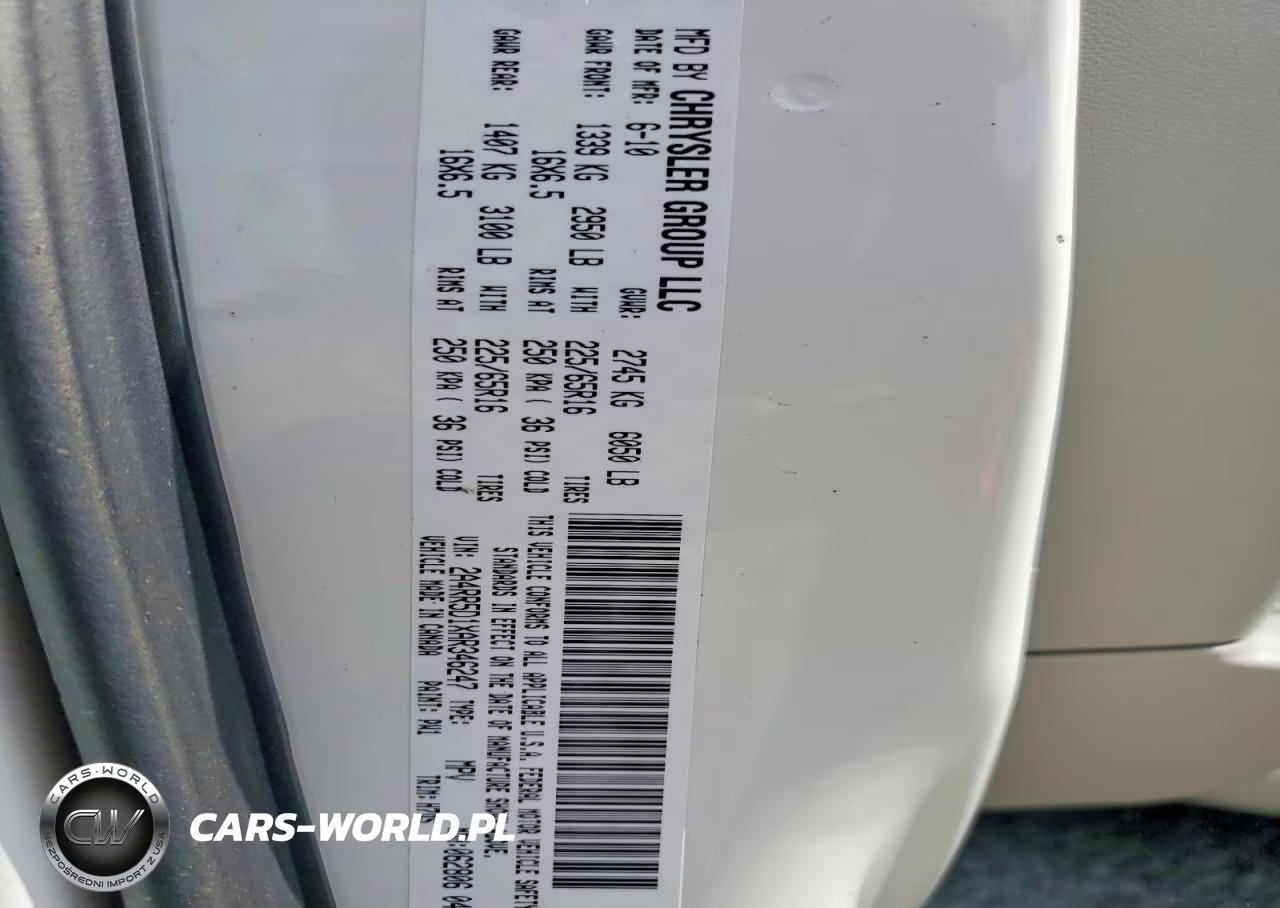 2010 Chrysler Town & Country Touring VIN:2A4RR5D1XAR346247 - 13