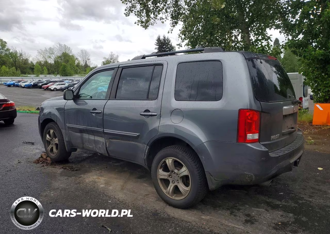 2012 Honda Pilot Exl VIN:5FNYF4H51CB075725 - 2
