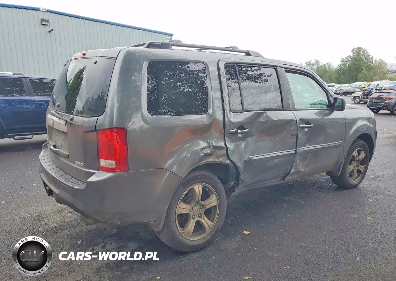 2012 Honda Pilot Exl VIN:5FNYF4H51CB075725 - 3