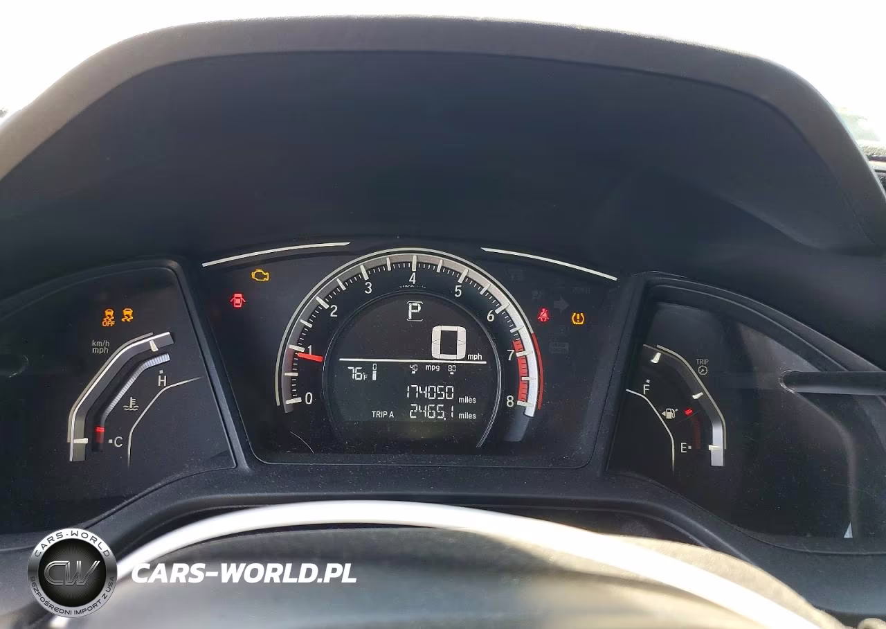 2017 Honda Civic Lx VIN:19XFC2F51HE209198 - 9
