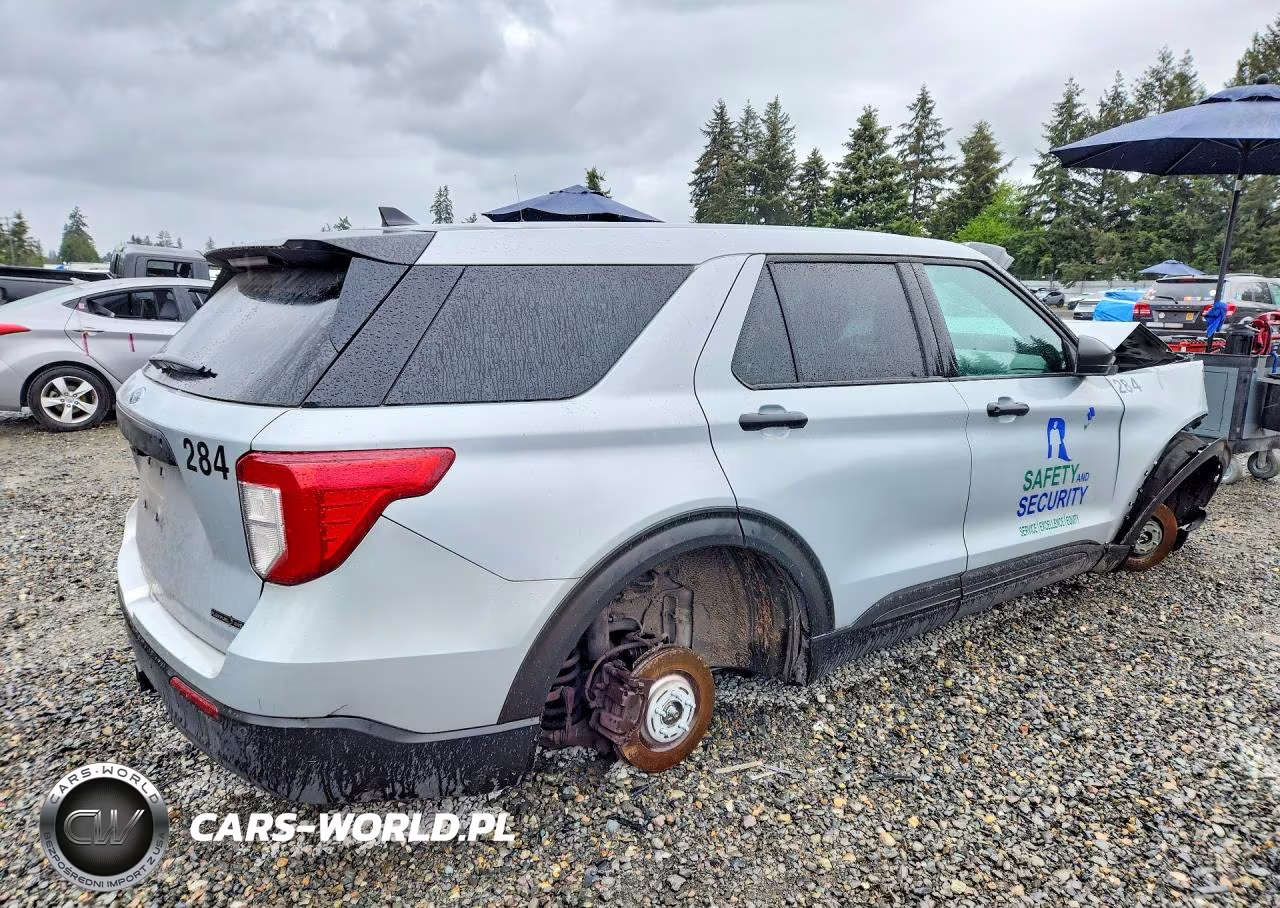 2021 Ford Explorer Police Interceptor VIN:1FM5K8AB1MGC21887 - 3