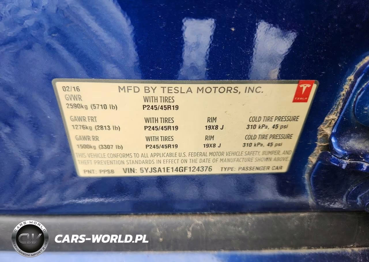 2016 Tesla Model S VIN:5YJSA1E14GF124376 - 12