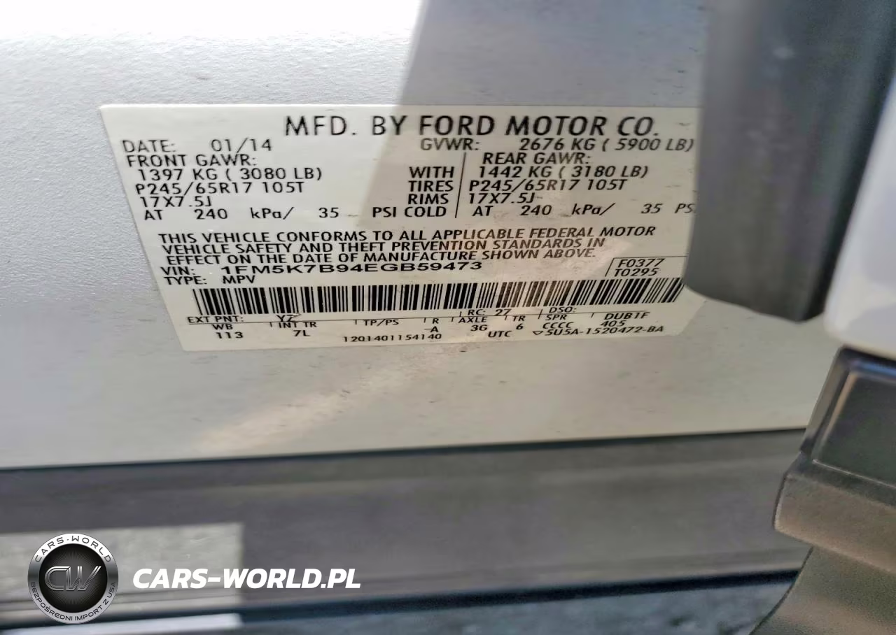2014 Ford Explorer VIN:1FM5K7B94EGB59473 - 13