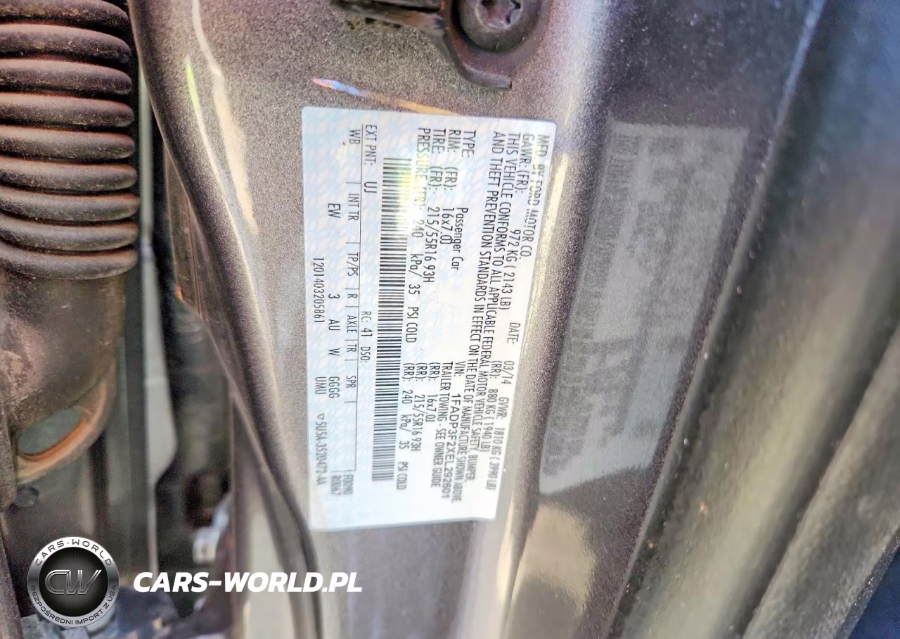 2014 Ford Focus Se VIN:1FADP3F2XEL292601 - 12