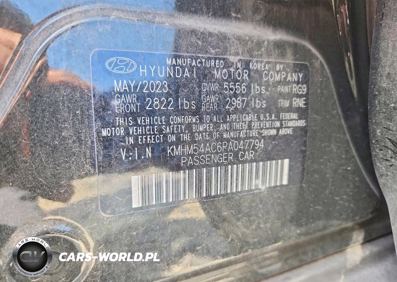 2023 Hyundai Ioniq 6 Limited VIN:KMHM54AC6PA047794 - 12