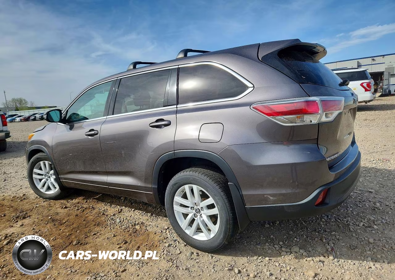 2016 Toyota Highlander Le VIN:5TDBKRFHXGS253791 - 2