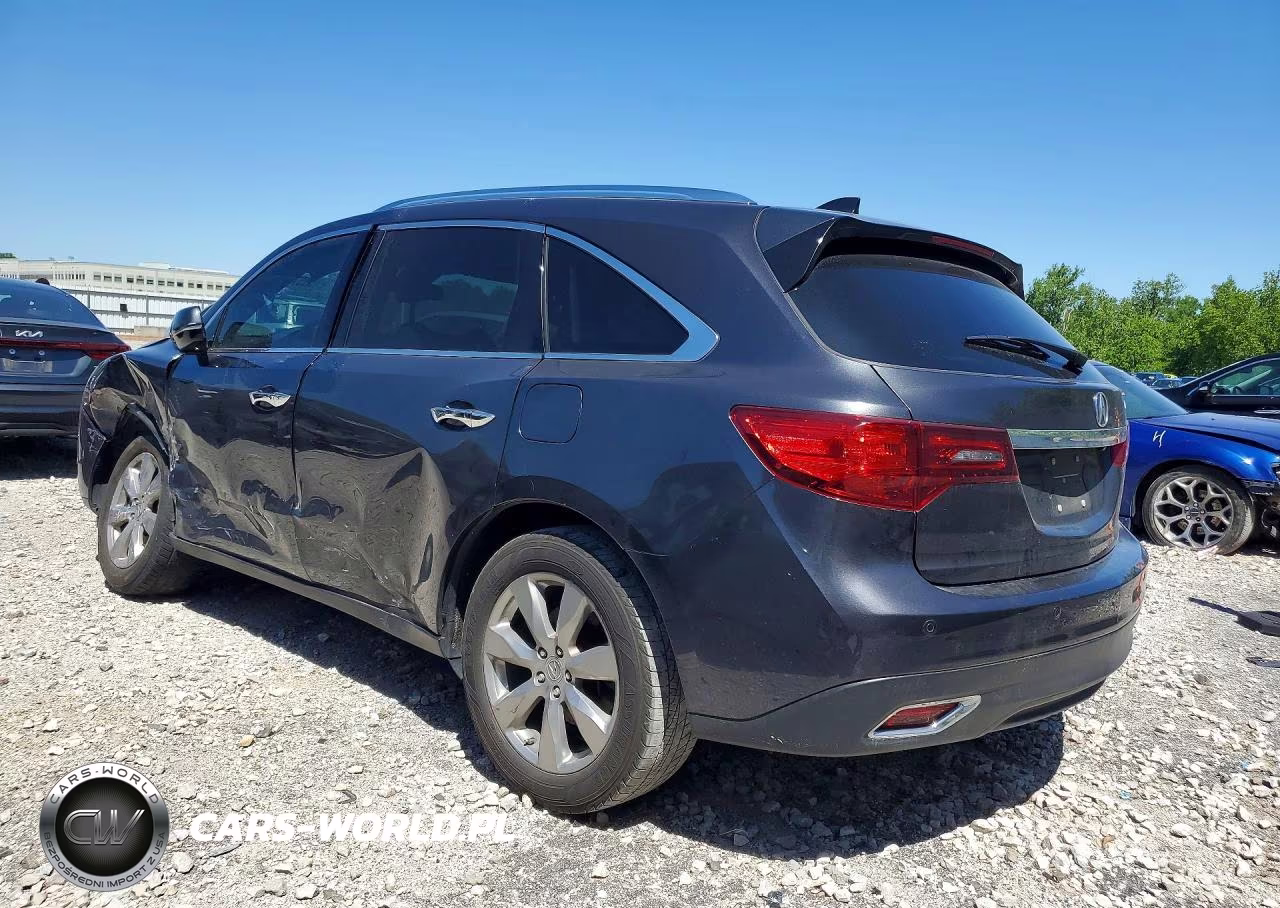 2015 Acura Mdx Advance VIN:5FRYD3H80FB001791 - 2