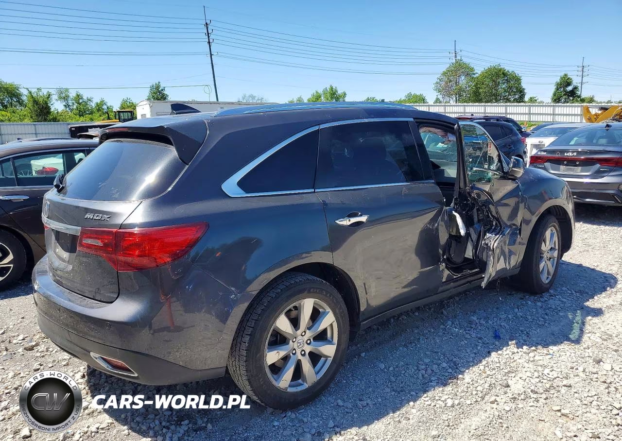 2015 Acura Mdx Advance VIN:5FRYD3H80FB001791 - 3