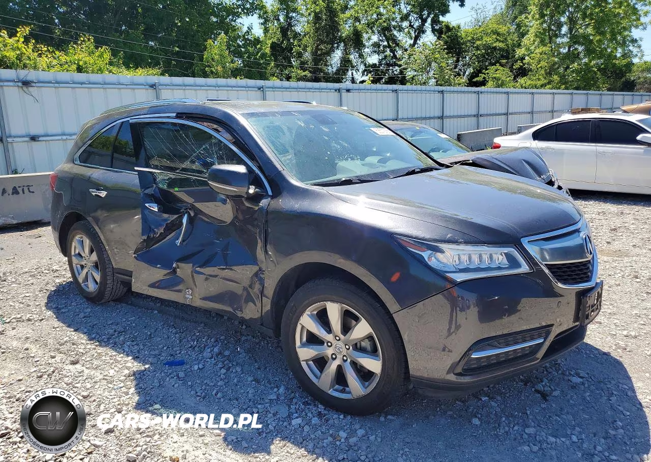 2015 Acura Mdx Advance VIN:5FRYD3H80FB001791 - 4