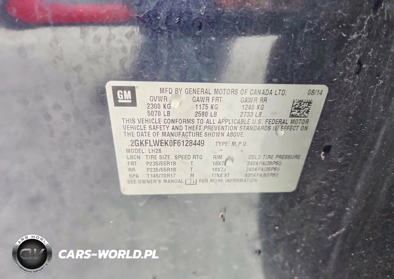 2015 GMC Terrain Sle VIN:2GKFLWEK0F6128449 - 13