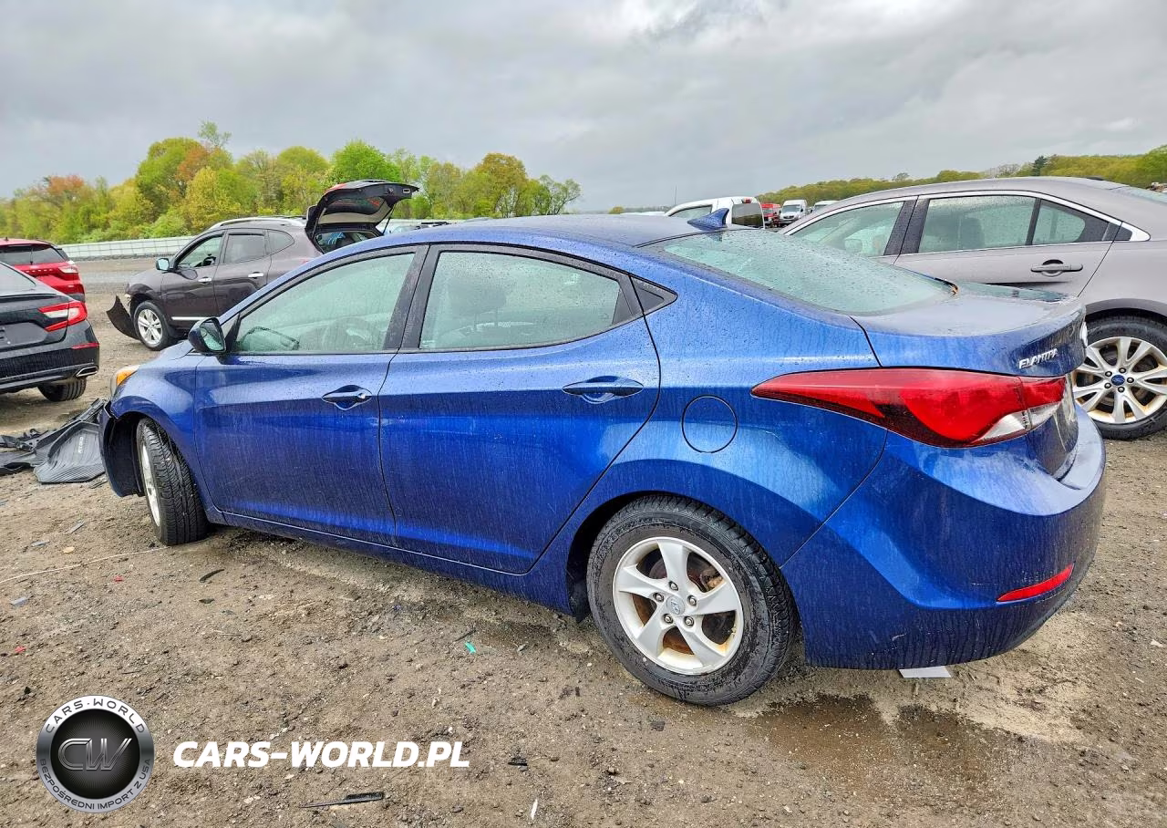 2015 Hyundai Elantra Se VIN:5NPDH4AE0FH633539 - 2