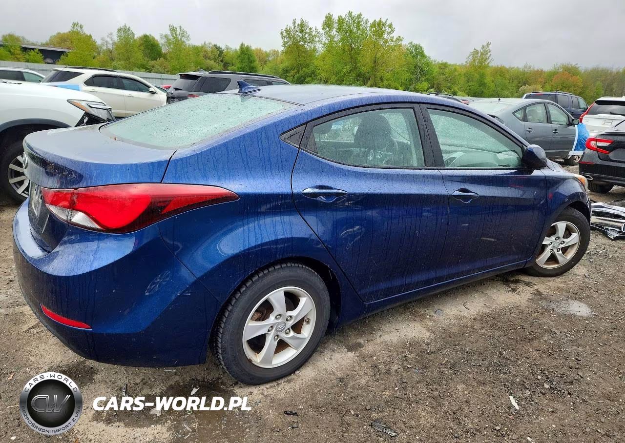 2015 Hyundai Elantra Se VIN:5NPDH4AE0FH633539 - 3