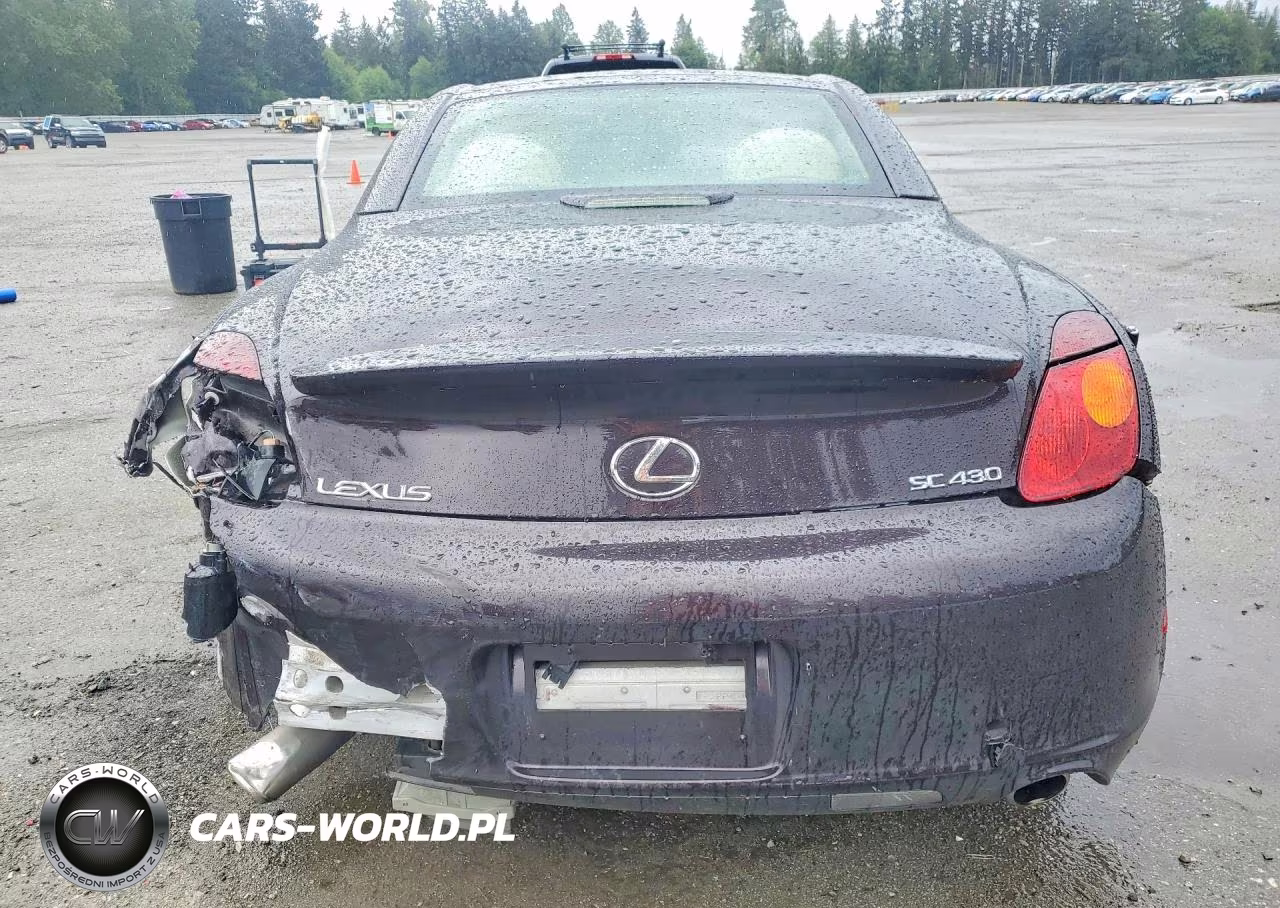 2003 Lexus Sc 430 VIN:JTHFN48Y030045472 - 6