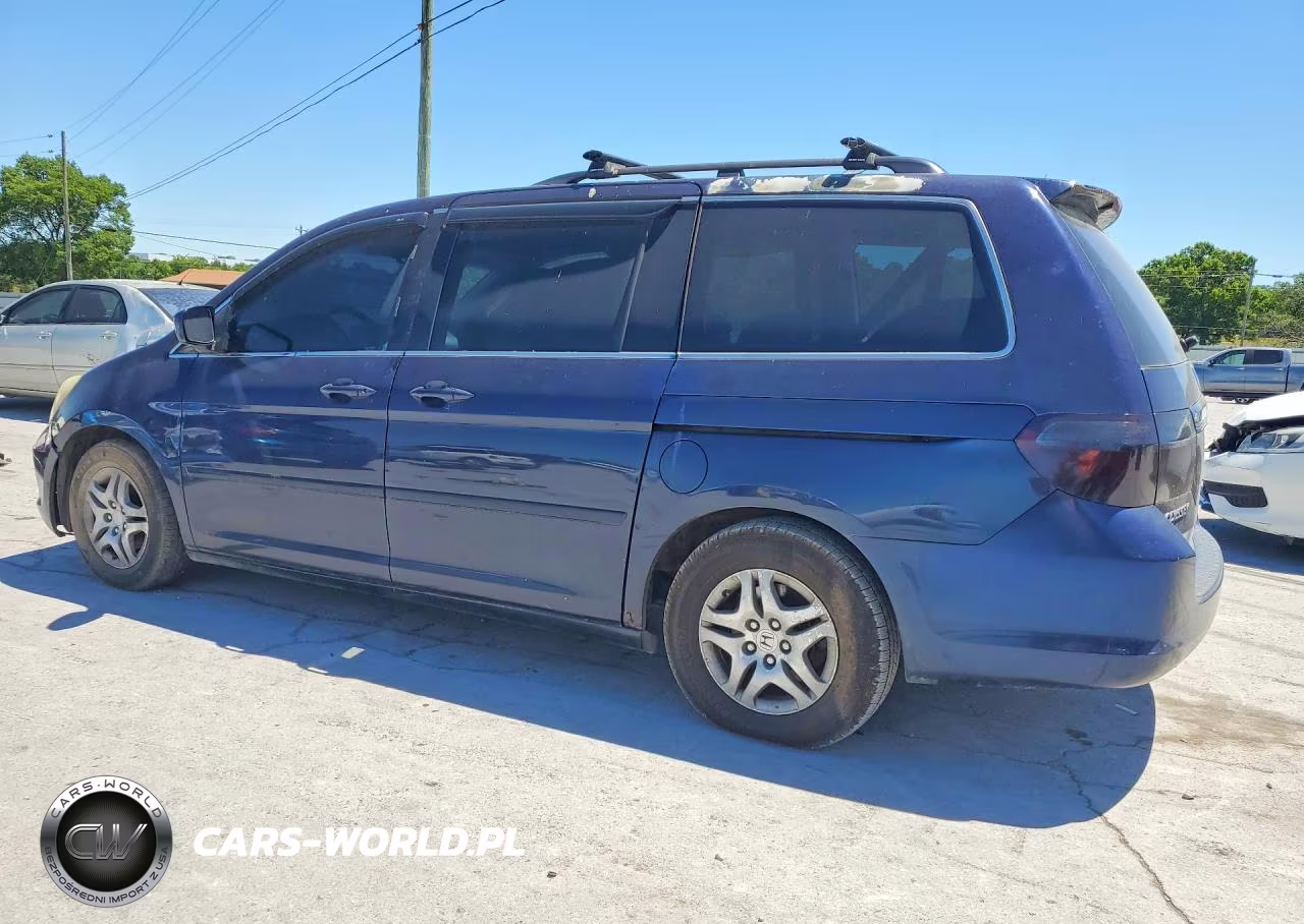 2007 Honda Odyssey Exl VIN:5FNRL38717B050161 - 2
