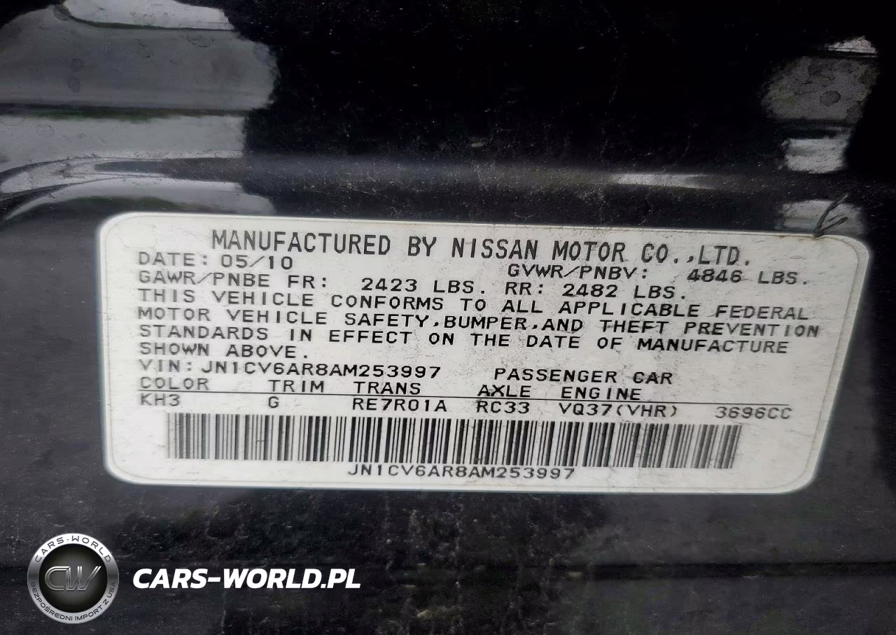 2010 Infiniti G37 Sedan X VIN:JN1CV6AR8AM253997 - 12