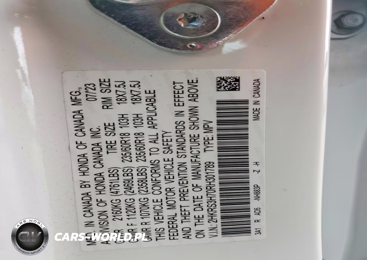 2024 Honda Cr-V Exl VIN:2HKRS3H70RH301789 - 14