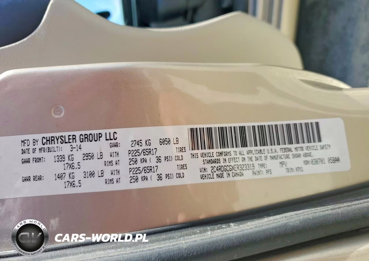 2014 Dodge Grand Caravan Sxt VIN:2C4RDGCGXER323319 - 13