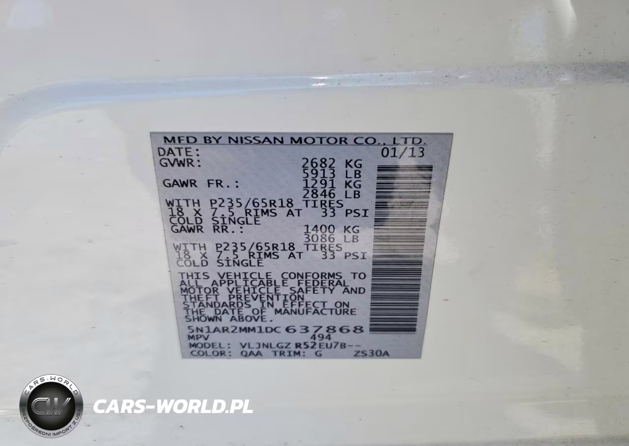 2013 Nissan Pathfinder S VIN:5N1AR2MM1DC637868 - 14