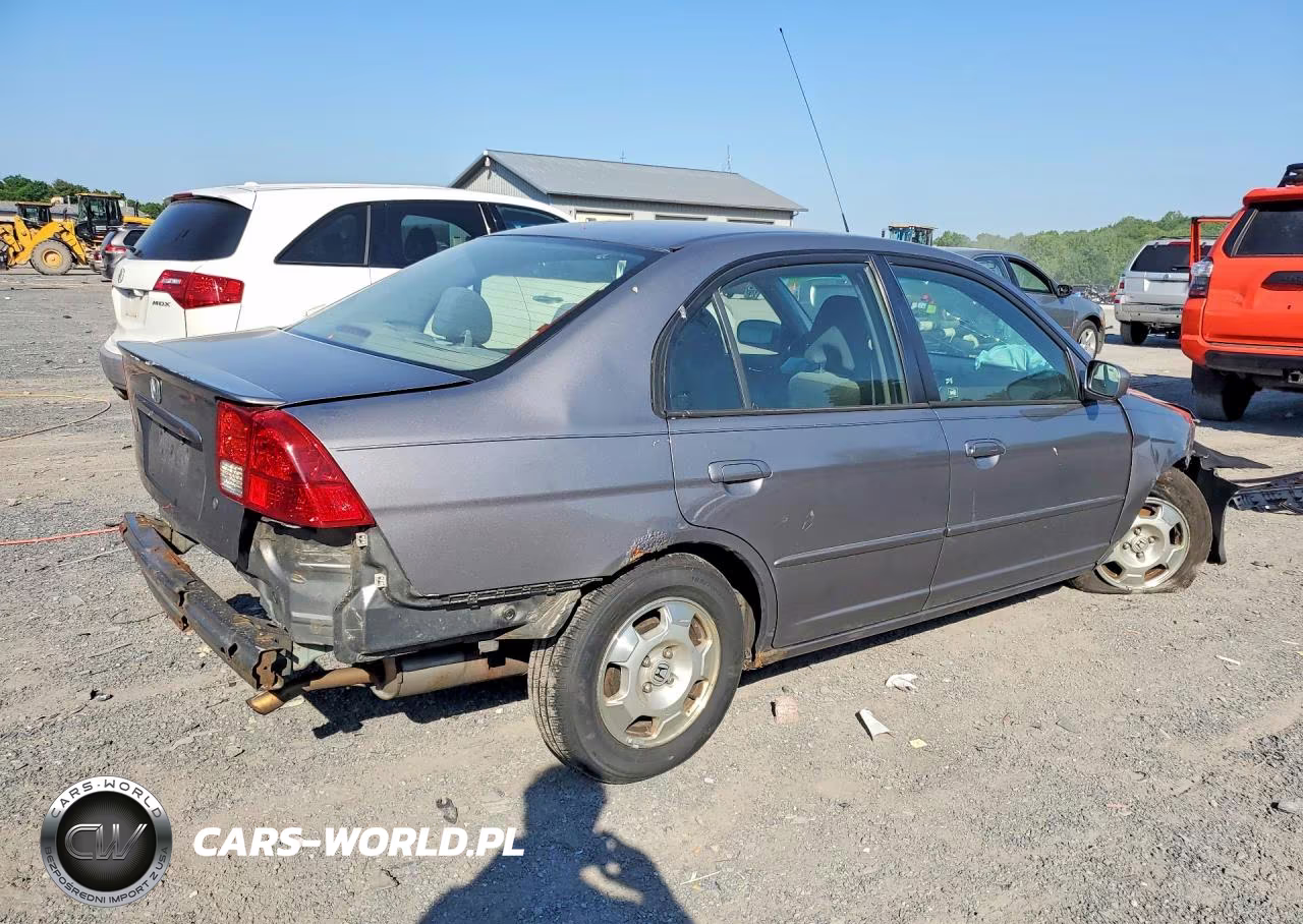 2004 Honda Civic Hybrid VIN:JHMES95684S015548 - 3