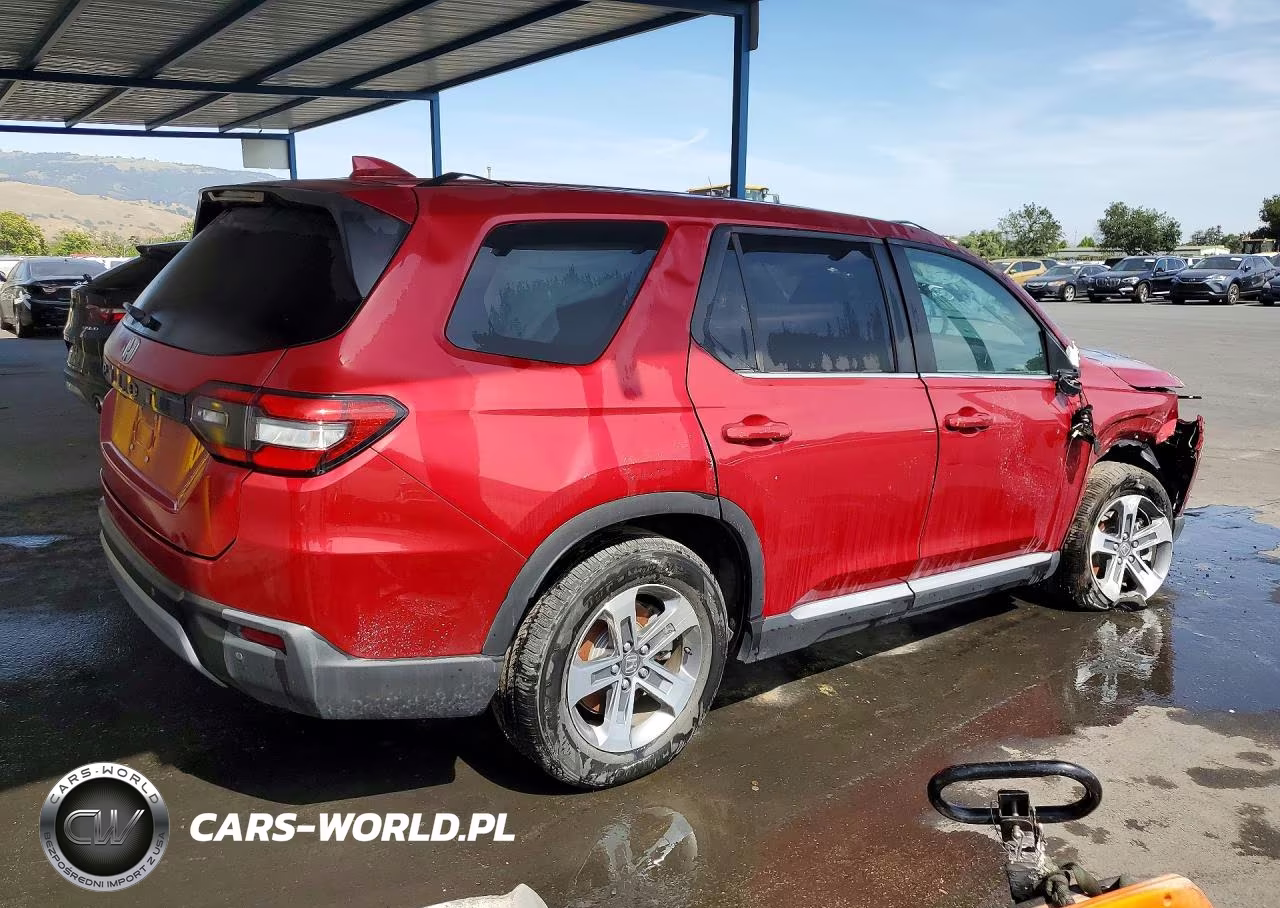 2023 Honda Pilot Exl VIN:5FNYG2H50PB015619 - 3