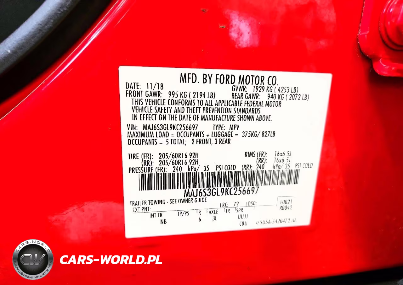 2019 Ford Ecosport Se VIN:MAJ6S3GL9KC256697 - 13