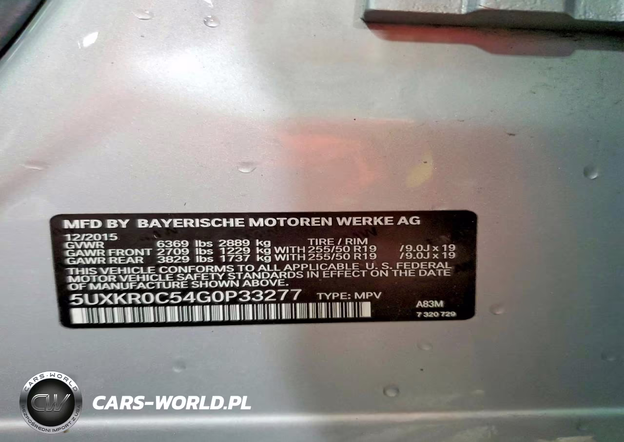 2016 BMW X5 xDrive35I VIN:5UXKR0C54G0P33277 - 13