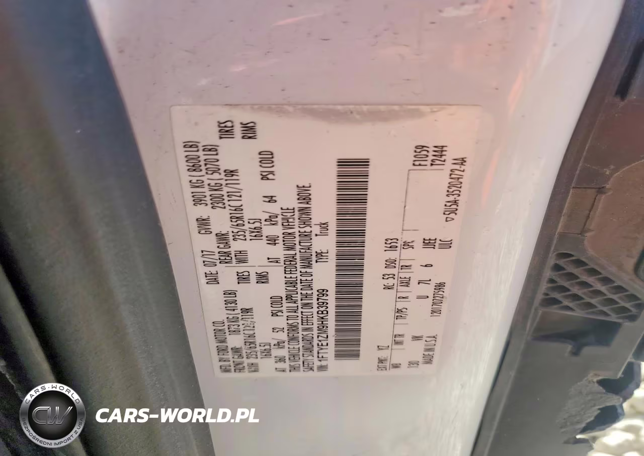 2017 Ford Transit 150 Utility - Service Van VIN:1FTYE1ZM9HKB39799 - 13