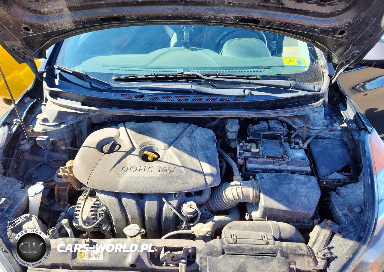 2013 Hyundai Elantra Gls VIN:5NPDH4AE2DH217117 - 11