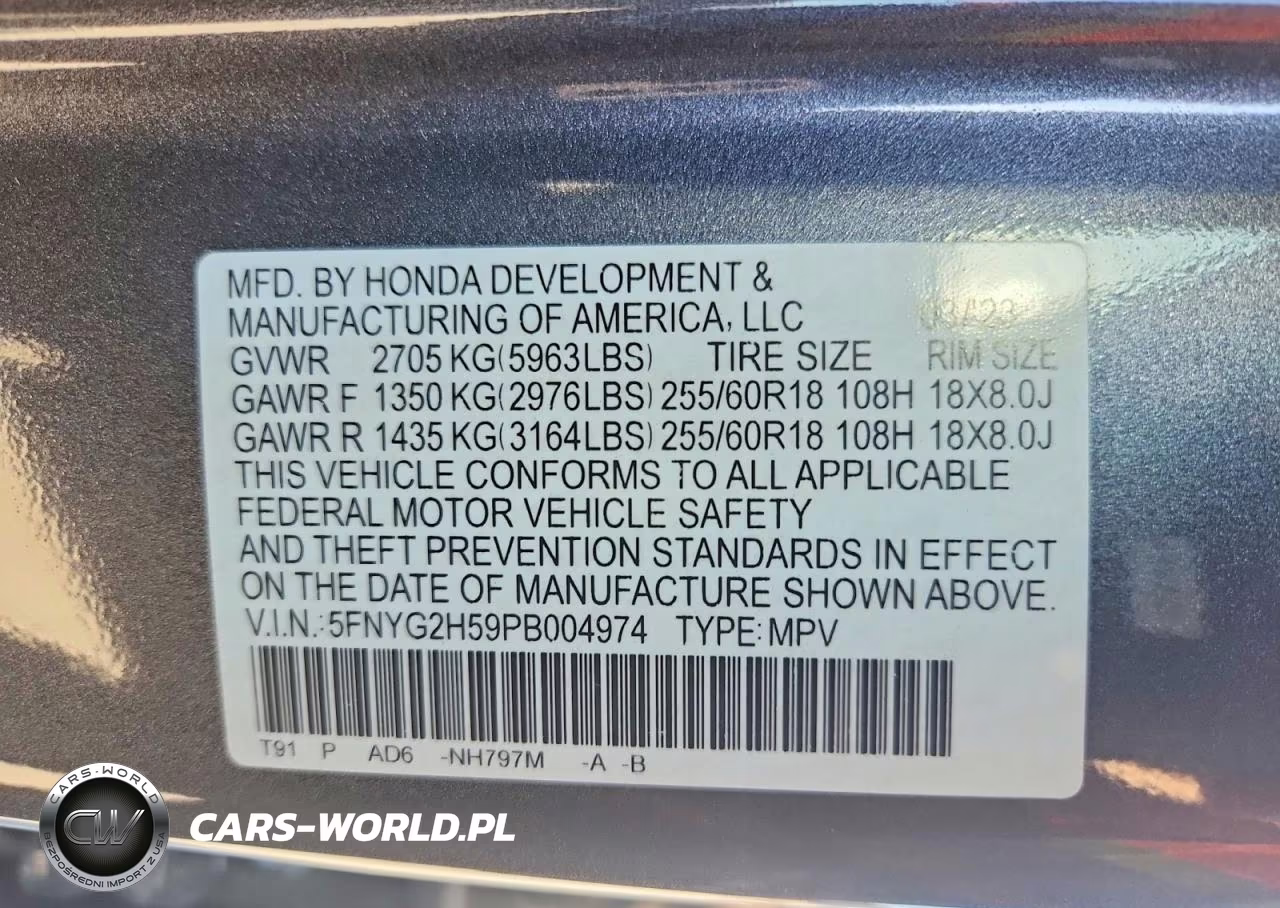 2023 Honda Pilot Exl VIN:5FNYG2H59PB004974 - 14