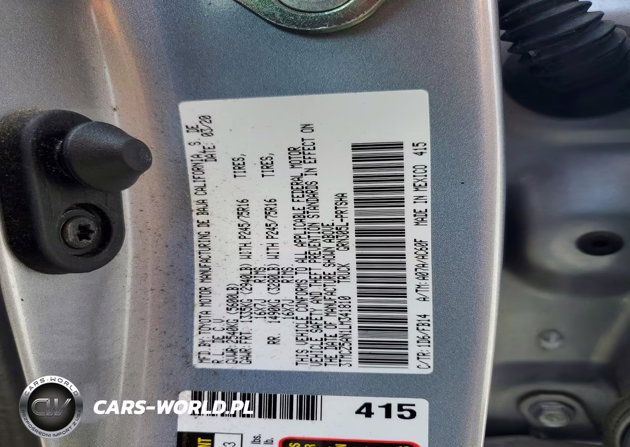 2020 Toyota Tacoma Sr V6 VIN:3TMCZ5AN1LM341810 - 12